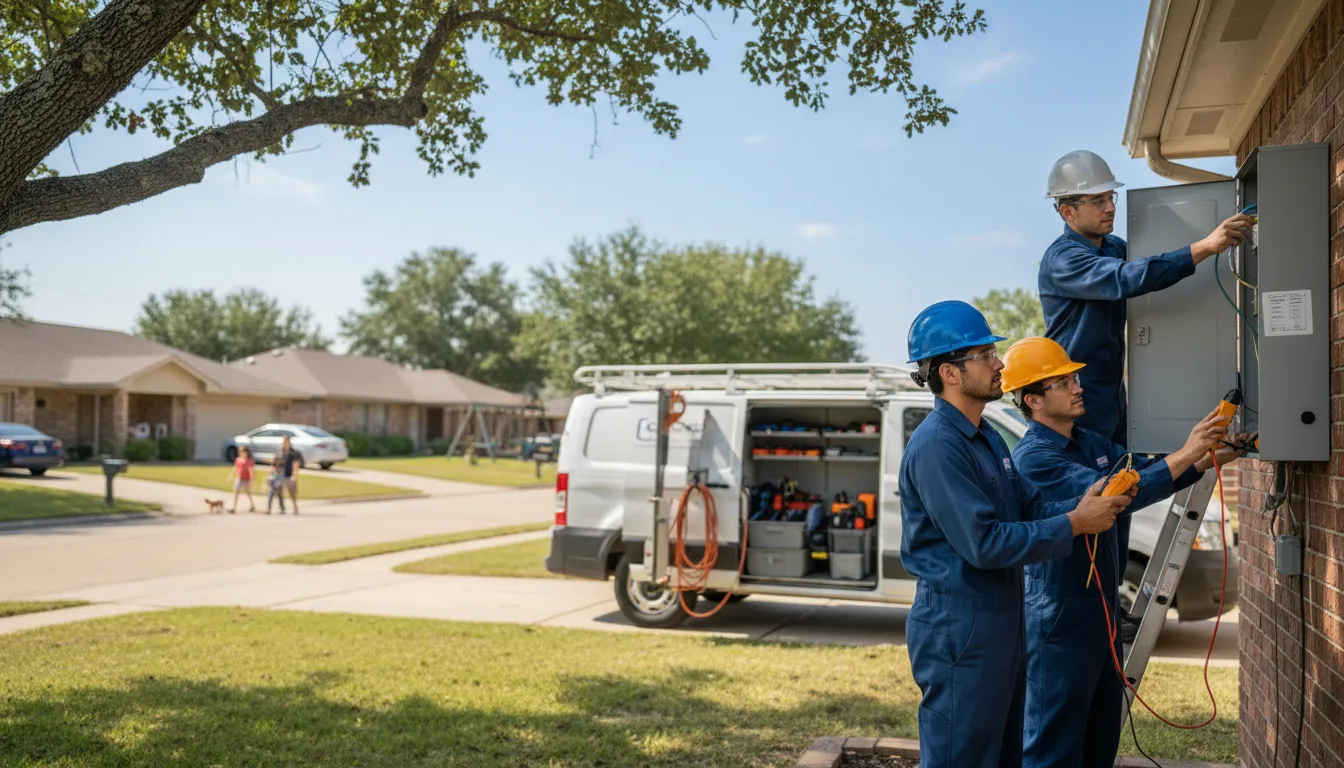 Certified electrician providing emergency electrical services in Keota, OK